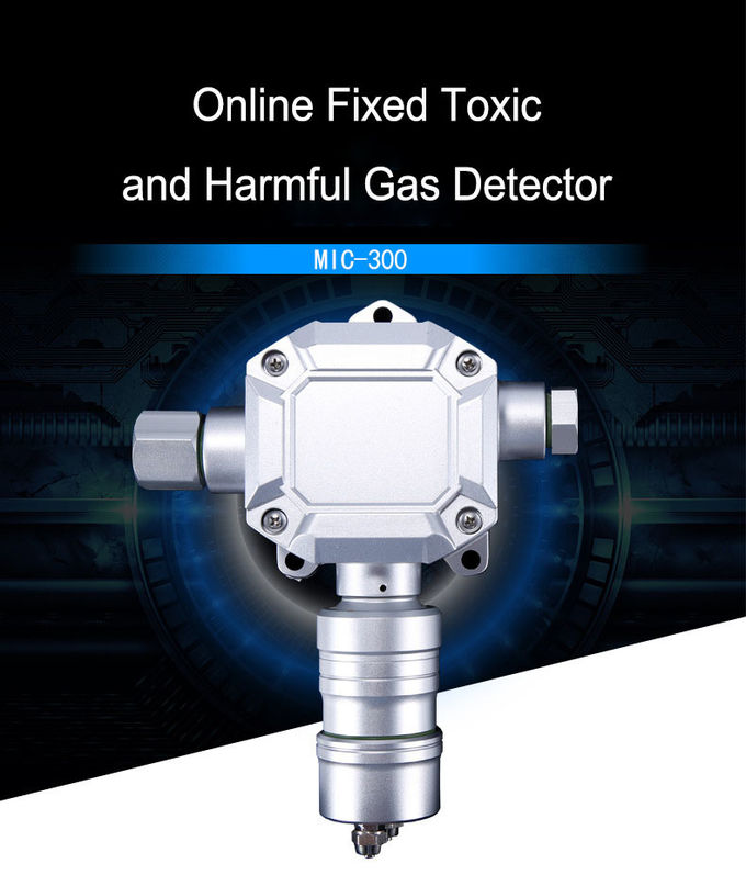 Monitoração de tempo real fixa 0 do detector de gás da amônia industrial do sensor NH3