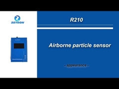 Sensor pequeno do contador da partícula de poeira do fluxo do sistema de vigilância limpo do ambiente R210
