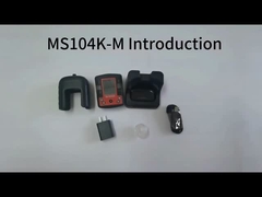 MS104K-M Analisador de gases portátil O2 H2S CO 4 em 1 Detector de gás combustível/LEL Multi